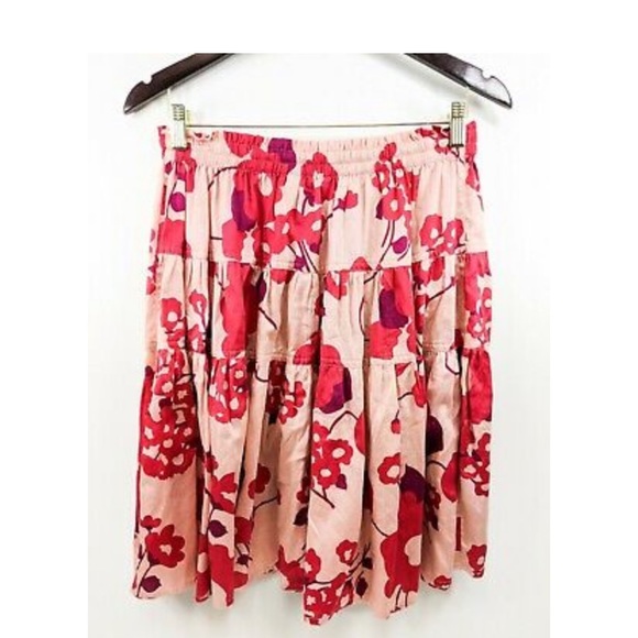 Marc Jacobs pink floral drawstring skirt - Picture 5 of 7